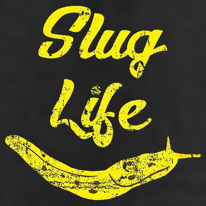 Slug Life Yellow Banana Slug Distressed Beanie