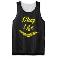 Slug Life Yellow Banana Slug Distressed Mesh Reversible Basketball Jersey Tank