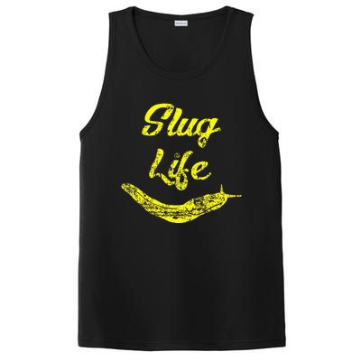 Slug Life Yellow Banana Slug Distressed PosiCharge Competitor Tank