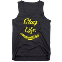 Slug Life Yellow Banana Slug Distressed Tank Top