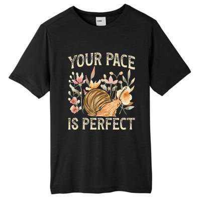 Snail Lover Your Pace Is Perfect Snail Tall Fusion ChromaSoft Performance T-Shirt