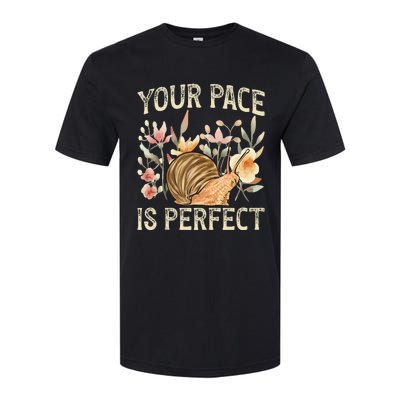 Snail Lover Your Pace Is Perfect Snail Softstyle CVC T-Shirt