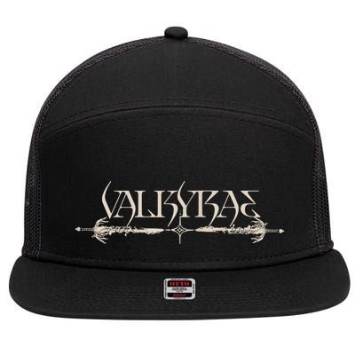 Sand Logo Zip 7 Panel Mesh Trucker Snapback Hat