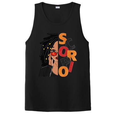 Scorpio Loc'd Zodiac Signs Birthday Black Woman PosiCharge Competitor Tank