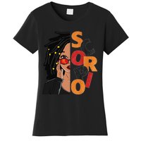 Scorpio Loc'd Zodiac Signs Birthday Black Woman Women's T-Shirt