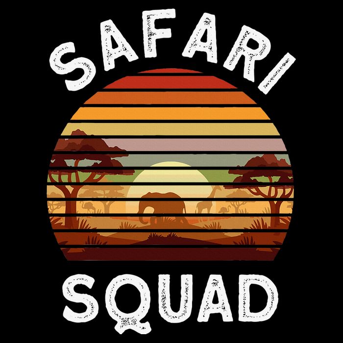 Safari Lovers Zoo Safari Squad Safari Birthday Cooling Performance Crew T-Shirt