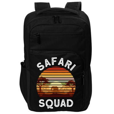 Safari Lovers Zoo Safari Squad Safari Birthday Impact Tech Backpack