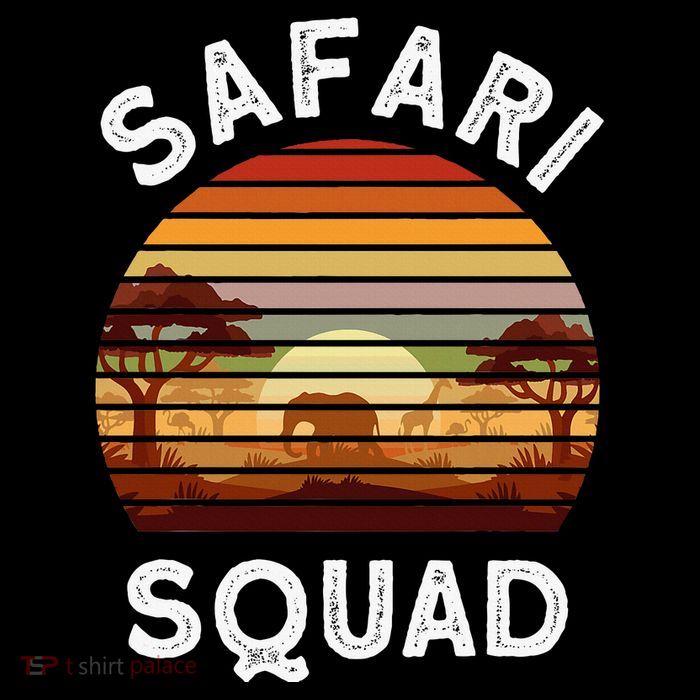 Safari Lovers Zoo Safari Squad Safari Birthday 7-Panel Snapback Hat