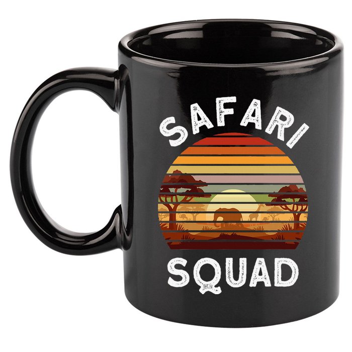 Safari Lovers Zoo Safari Squad Safari Birthday 11oz C Handle Ceramic Mug