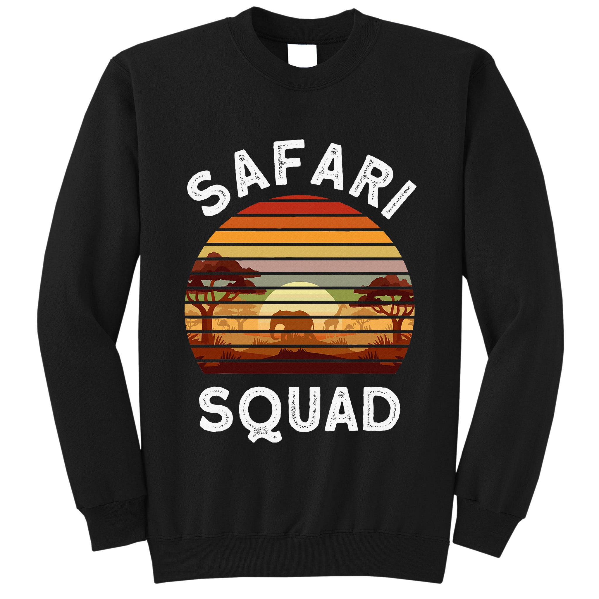Safari Lovers Zoo Safari Squad Safari Birthday Tall Sweatshirt