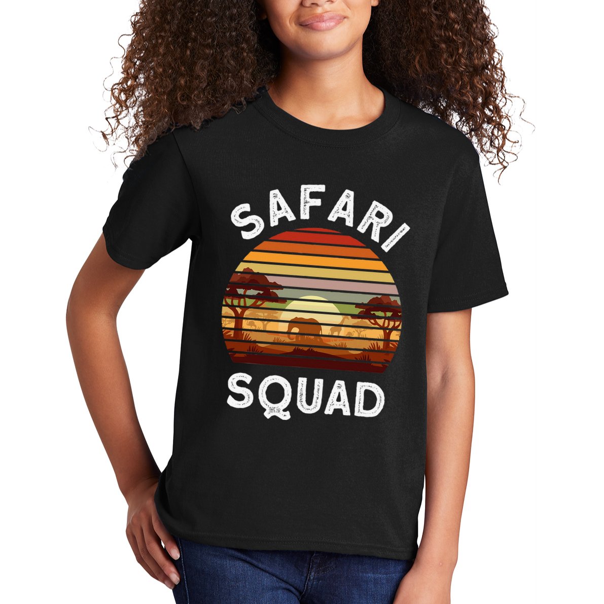 Safari Lovers Zoo Safari Squad Safari Birthday Kids T-Shirt
