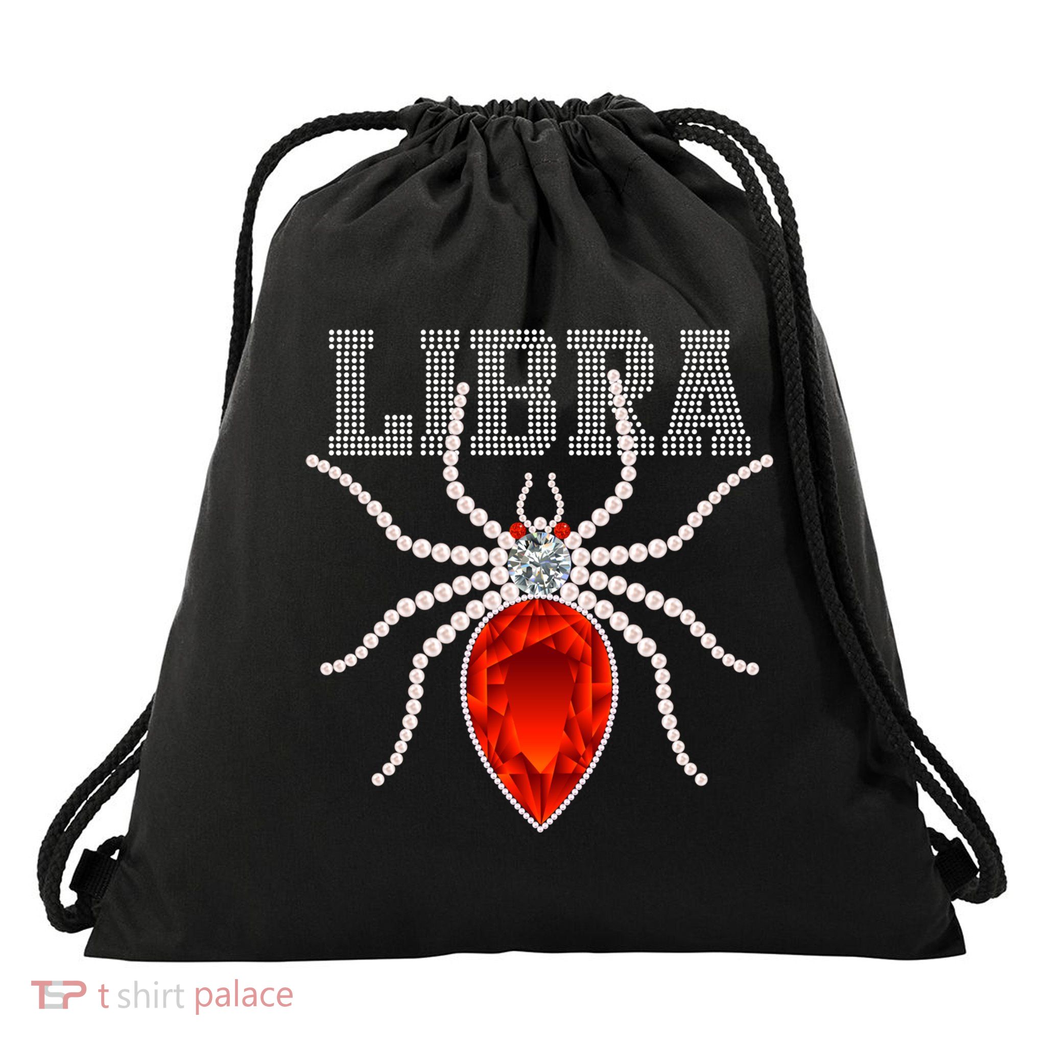 Spider Libra Zodiac Gift Drawstring Bag