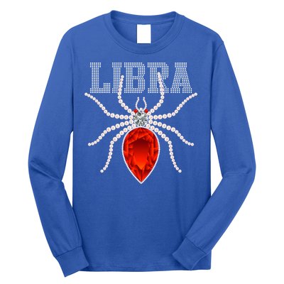 Spider Libra Zodiac Gift Long Sleeve Shirt