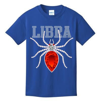 Spider Libra Zodiac Gift Kids T-Shirt