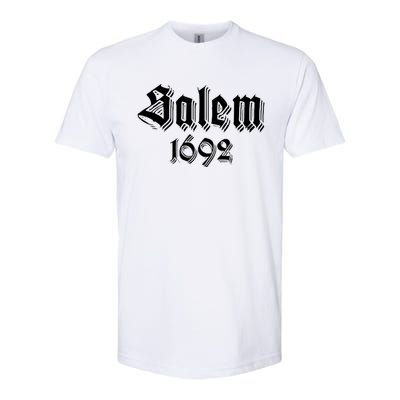 Salem Massachusetts 1692 Vintage Witchcraft Goth Witch Cool Gift Softstyle® CVC T-Shirt