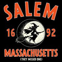 Salem Massachusetts 1692 They Missed One Witch Flat Bill Trucker Hat