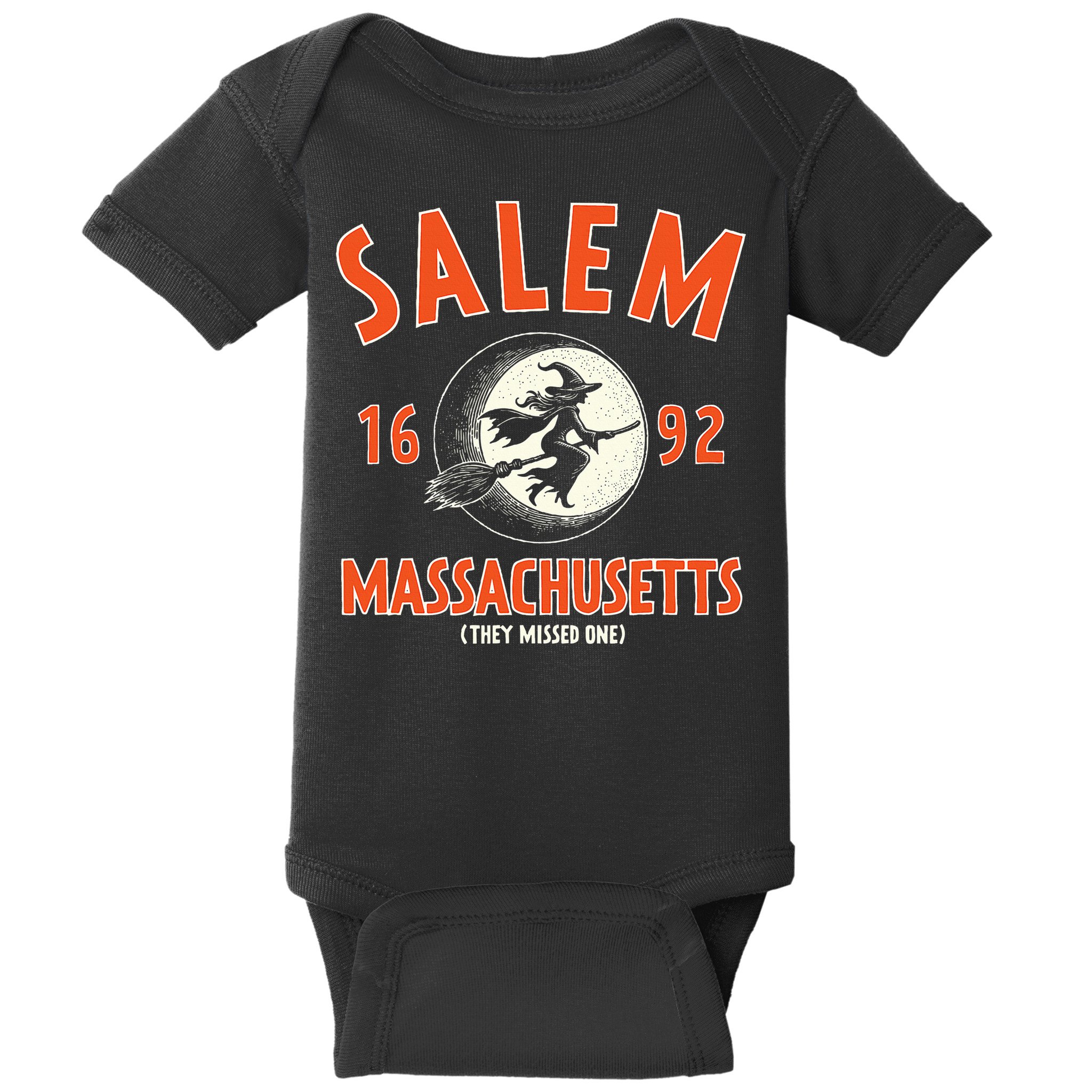 Salem Massachusetts 1692 They Missed One Witch Baby Bodysuit