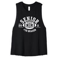 Senior Mom 2025 Women's Racerback Cropped Tank