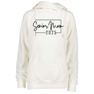 Senior Mom 2025 Class Of 2025 Womens Funnel Neck Pullover Hood