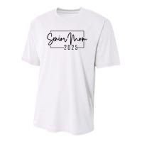 Senior Mom 2025 Class Of 2025 Youth Performance Sprint T-Shirt