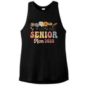 Senior Mom 2025 Class Of 2025 Graduate Ladies PosiCharge Tri-Blend Wicking Tank