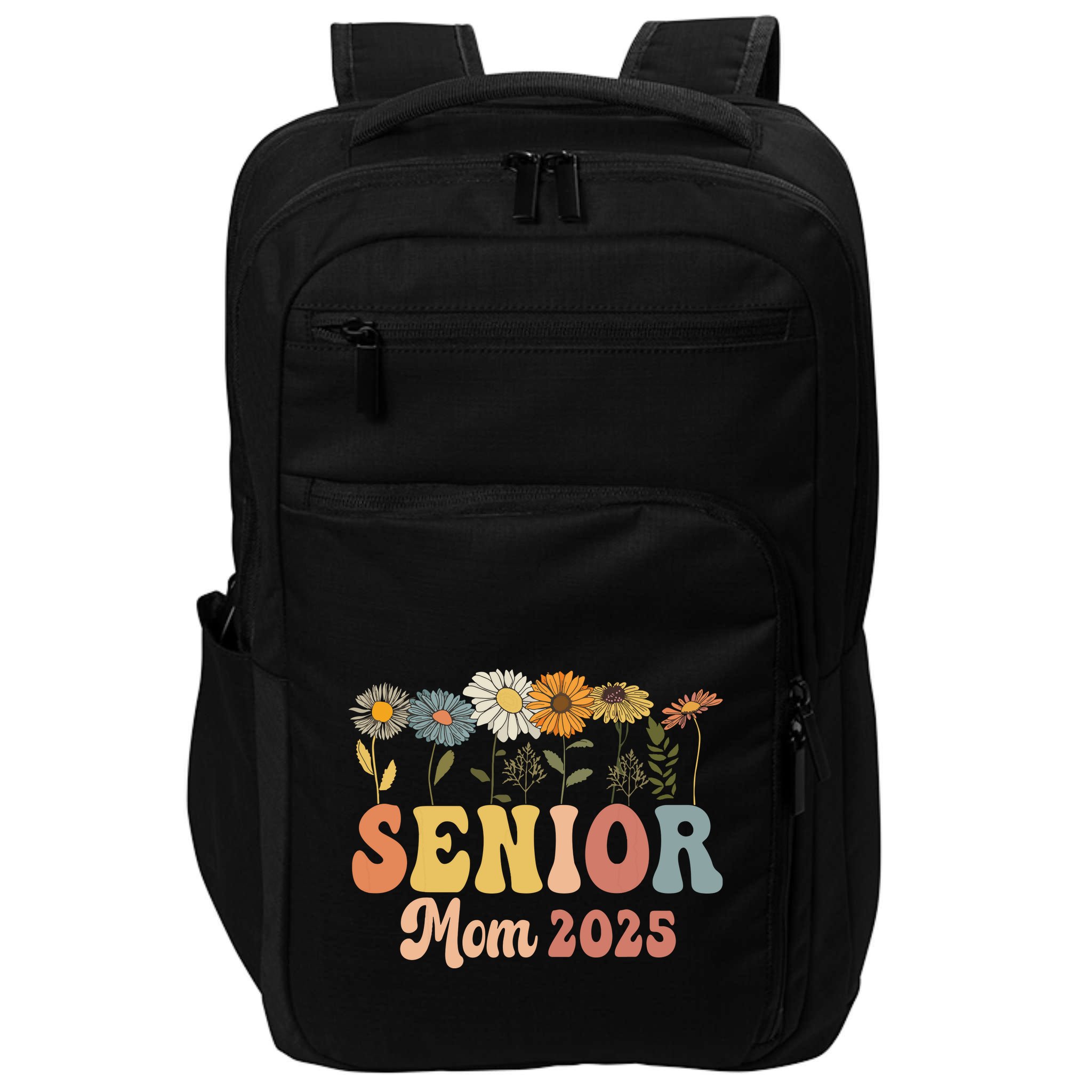 Senior Mom 2025 Class Of 2025 Graduate Impact Tech Backpack