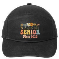 Senior Mom 2025 Class Of 2025 Graduate 7-Panel Snapback Hat