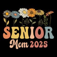 Senior Mom 2025 Class Of 2025 Graduate 7-Panel Snapback Hat