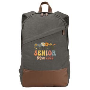 Senior Mom 2025 Class Of 2025 Graduate Cotton Canvas Backpack