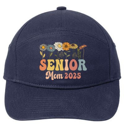 Senior Mom 2025 Class Of 2025 Graduate 7-Panel Snapback Hat