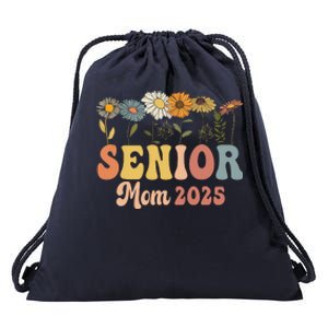 Senior Mom 2025 Class Of 2025 Graduate Drawstring Bag