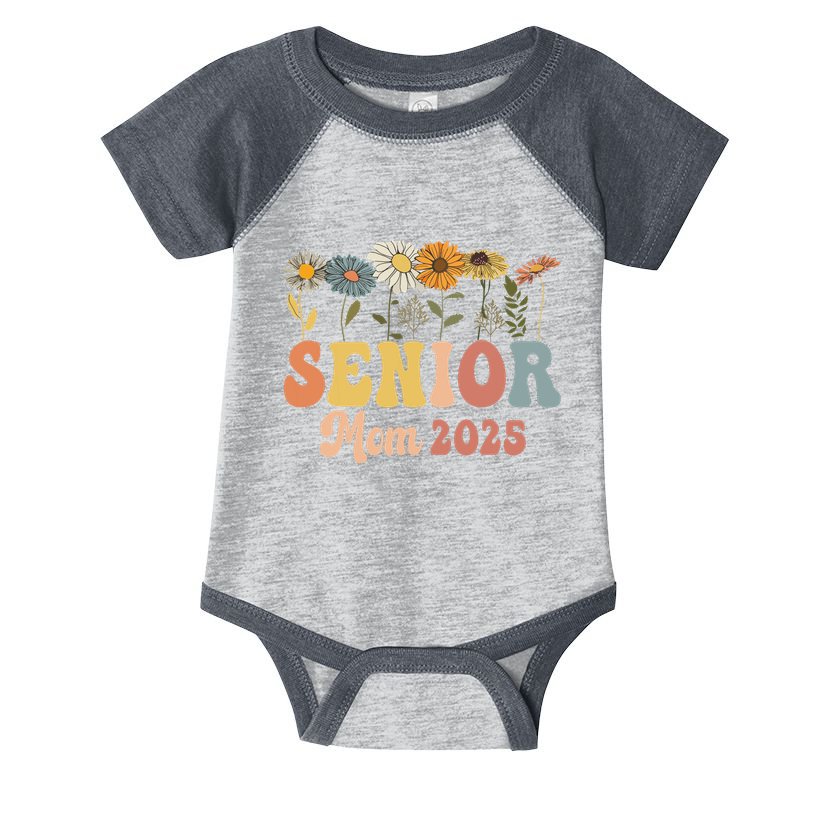 Senior Mom 2025 Class Of 2025 Graduate Infant Baby Jersey Bodysuit