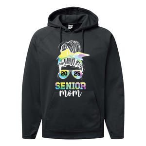 Senior Mom 2025 Class Of 2025 Mother Of Senior 2025 Mama Performance Fleece Hoodie