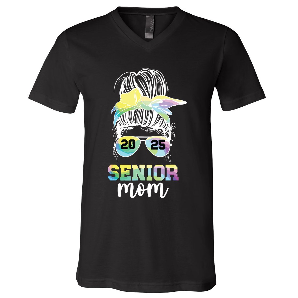 Senior Mom 2025 Class Of 2025 Mother Of Senior 2025 Mama V-Neck T-Shirt