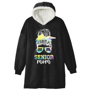 Senior Mom 2025 Class Of 2025 Mother Of Senior 2025 Mama Hooded Wearable Blanket