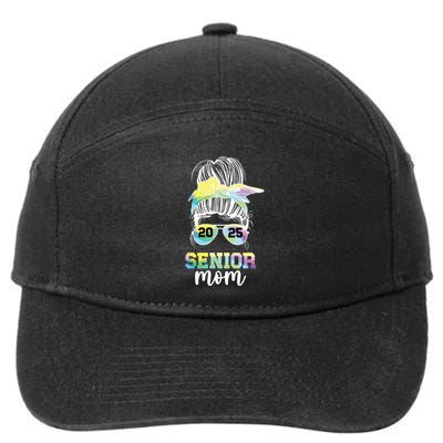 Senior Mom 2025 Class Of 2025 Mother Of Senior 2025 Mama 7-Panel Snapback Hat