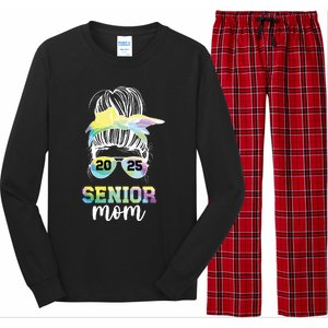 Senior Mom 2025 Class Of 2025 Mother Of Senior 2025 Mama Long Sleeve Pajama Set