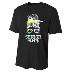 Senior Mom 2025 Class Of 2025 Mother Of Senior 2025 Mama Performance Sprint T-Shirt