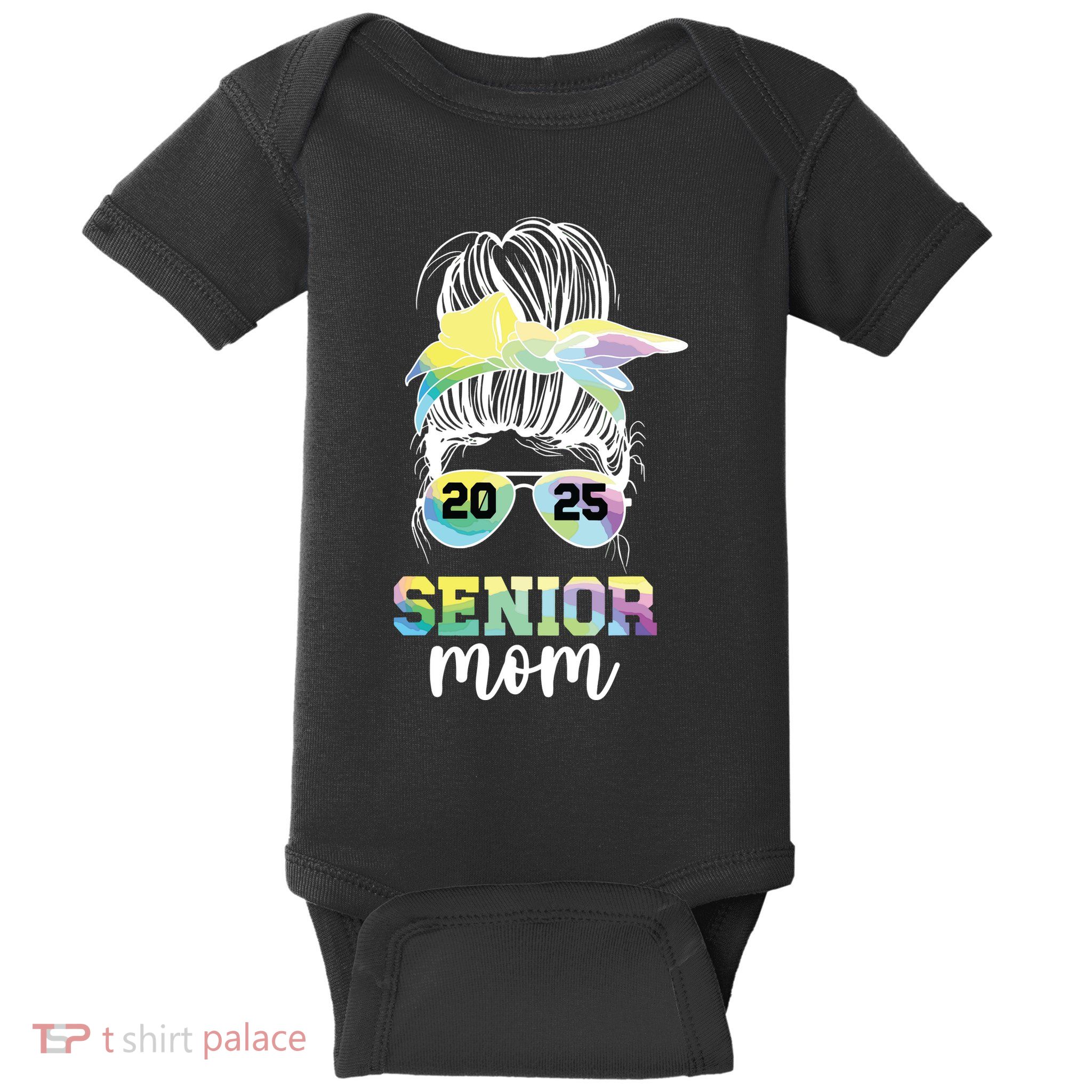Senior Mom 2025 Class Of 2025 Mother Of Senior 2025 Mama Baby Bodysuit
