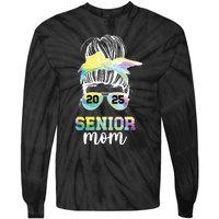 Senior Mom 2025 Class Of 2025 Mother Of Senior 2025 Mama Tie-Dye Long Sleeve Shirt