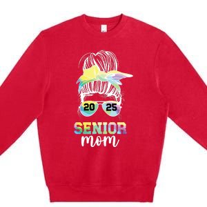 Senior Mom 2025 Class Of 2025 Mother Of Senior 2025 Mama Premium Crewneck Sweatshirt