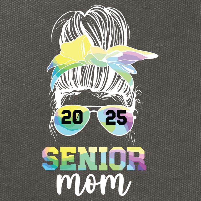 Senior Mom 2025 Class Of 2025 Mother Of Senior 2025 Mama Cotton Canvas Backpack