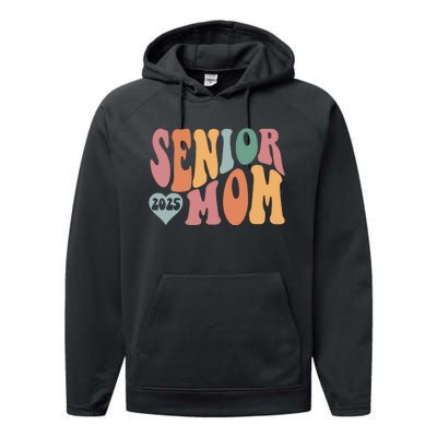 Senior Mom 2025 Graduation Performance Fleece Hoodie