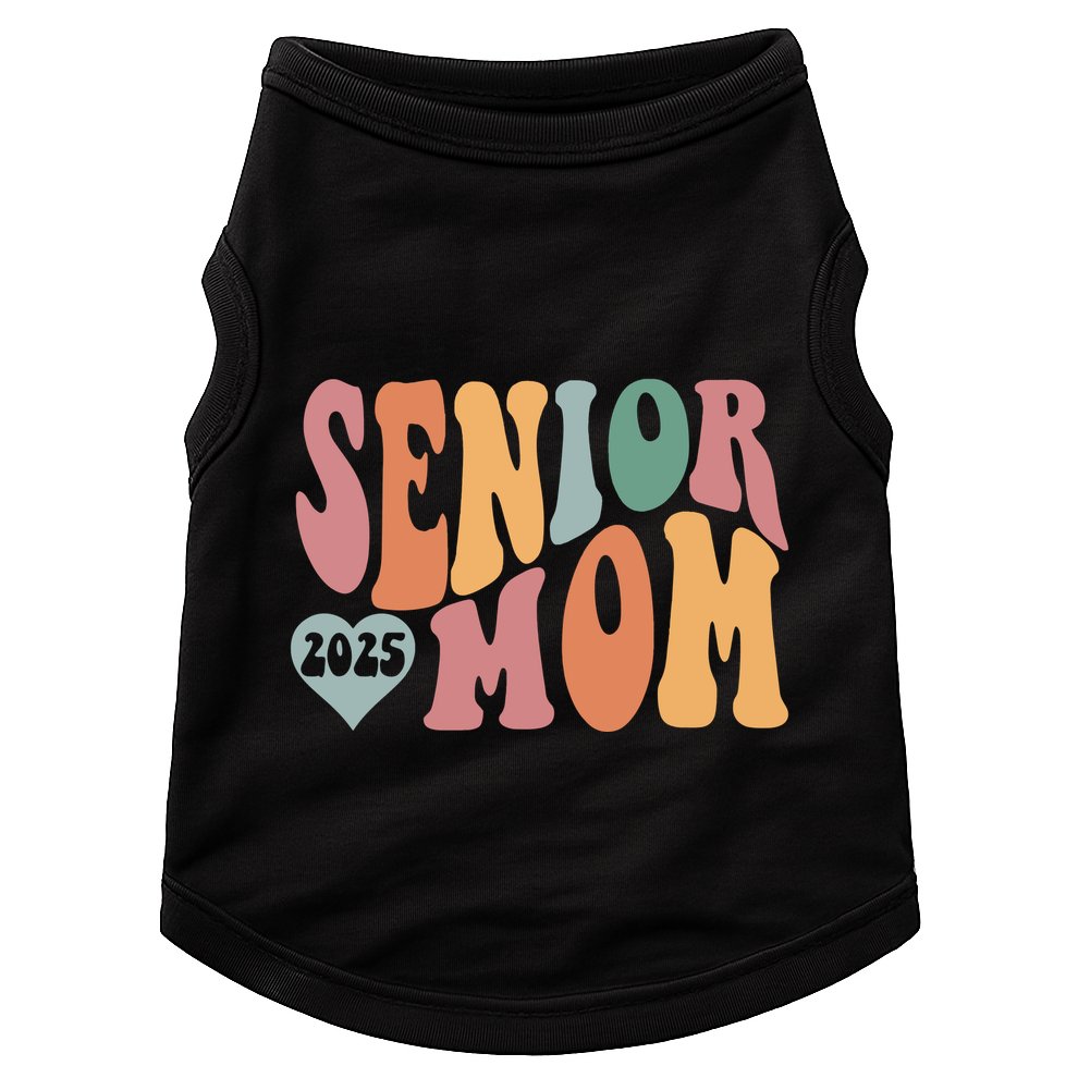 Senior Mom 2025 Graduation Doggie Tank