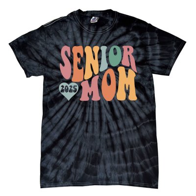 Senior Mom 2025 Graduation Tie-Dye T-Shirt