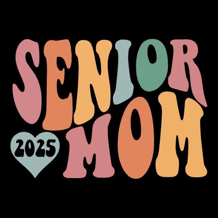 Senior Mom 2025 Graduation Toddler Long Sleeve Shirt