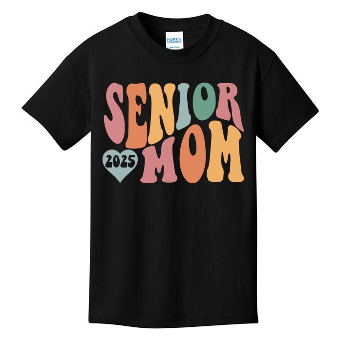 Senior Mom 2025 Graduation Kids T-Shirt