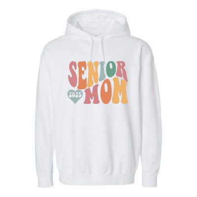 Senior Mom 2025 Graduation Garment-Dyed Fleece Hoodie