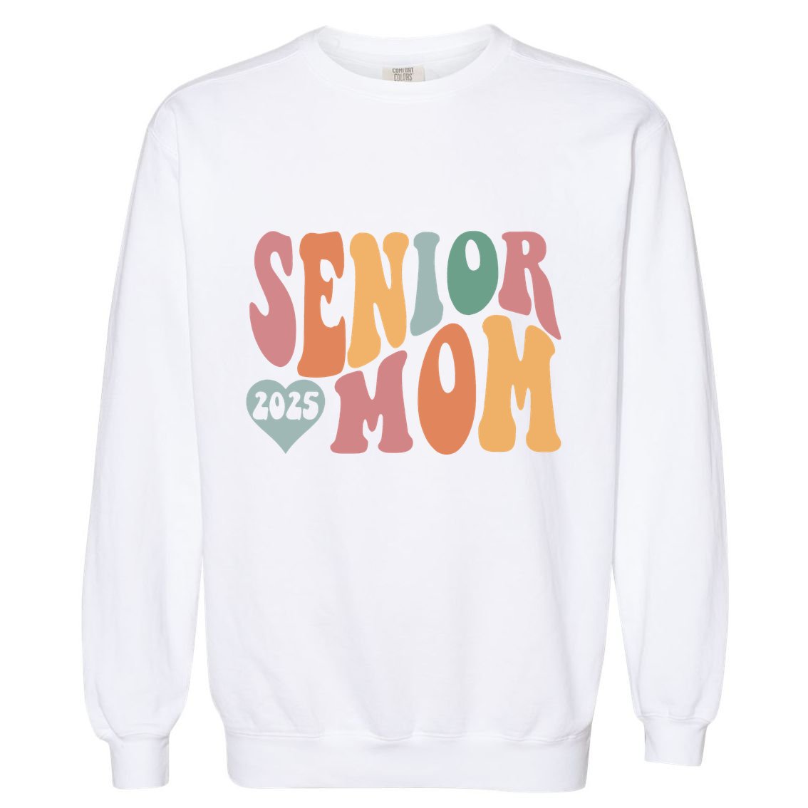 Senior Mom 2025 Graduation Garment-Dyed Sweatshirt