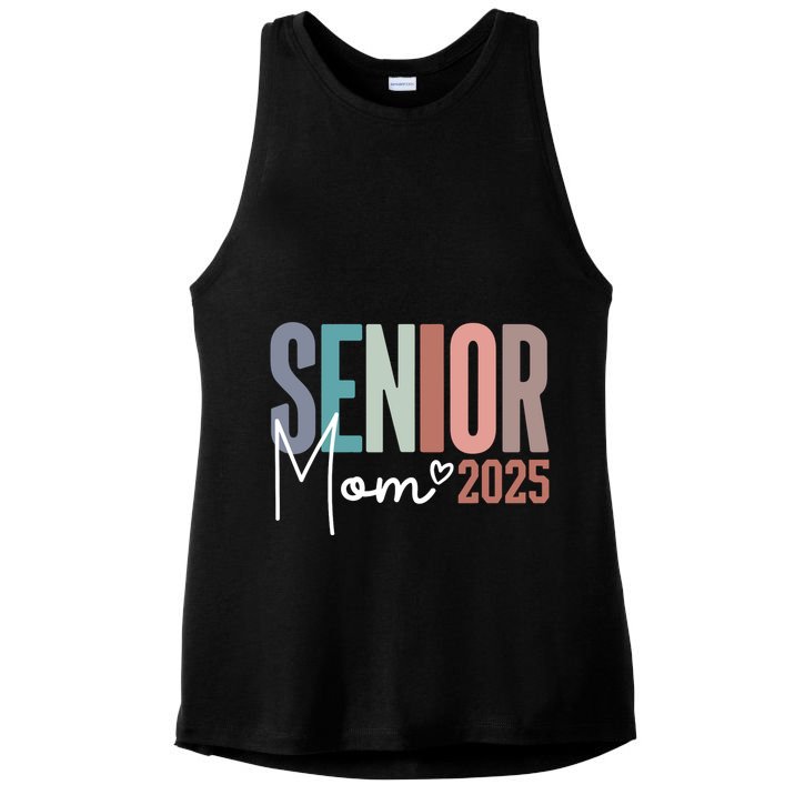 Senior Mom 2025 Class Of 2025 Ladies PosiCharge Tri-Blend Wicking Tank